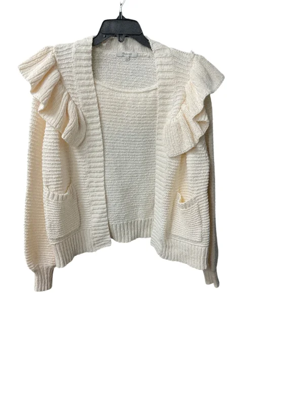 Women's Longline SweatersSweater Cardigan By Madewell In Ivory, Size: M