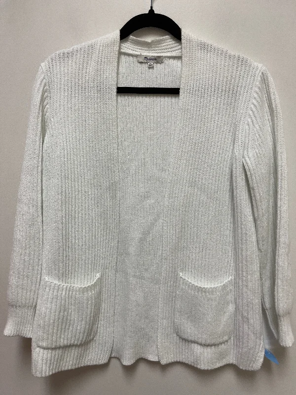 Women's Shirred SweatersSweater Cardigan By Madewell In White, Size: Xs