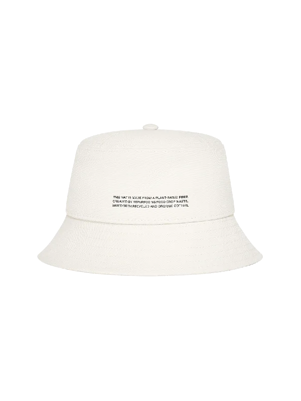 Women's Blouse with Rounded CollarOilseed Hemp Bucket Hat—ecru ivory