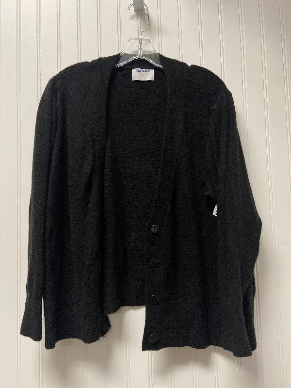 Women's High Collar SweatersSweater Cardigan By Old Navy In Black, Size: 2x