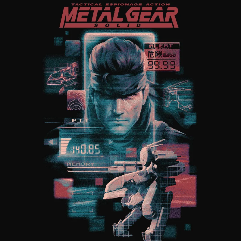 Women's Blouse with PocketsMetal Gear Solid