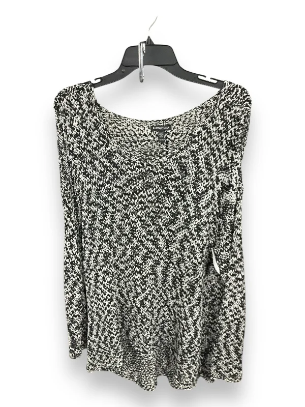 Women's Oversized SweatersSweater By Eileen Fisher In Black & White, Size: Xl