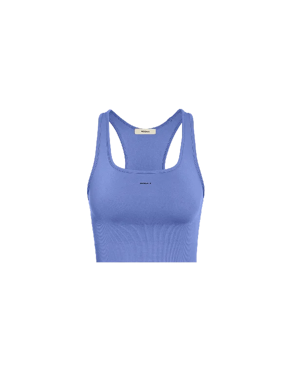 Women's Blouse with U-Shaped NeckWomen's Plant-Stretch Compressive Sports Bra—Iris Purple