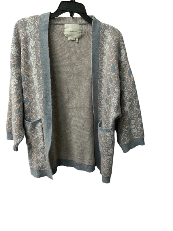 Women's Hooded SweatersSweater Cardigan By Anthropologie In Blue, Size: Osfm