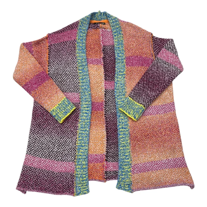 Women's Narrow Collar SweatersSweater Cardigan By Dex In Multi-colored, Size: Xs