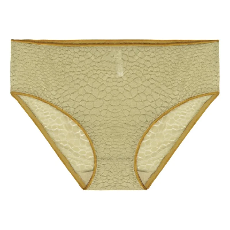 women's underwear with a built-in bra for supportCulotte Leopard - Khaki Sand