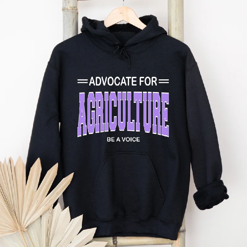 Women's Hooded Sweatshirts with Rayon LiningAdvocate For Agriculture Be A Voice PURPLE Hoodie (S-3XL) Unisex - Multiple Colors!