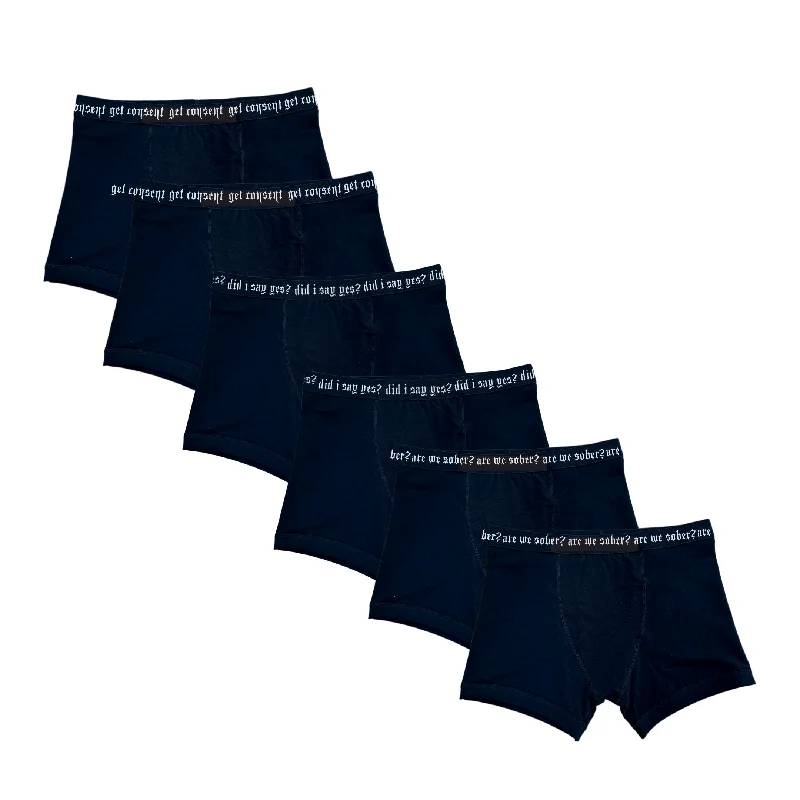 stretchable satin hipster panties for a luxurious feelUnisex Boxer Brief 6 Pack