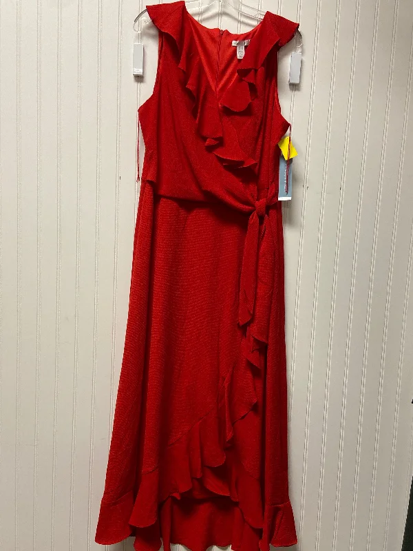 Women's Cut-Out DressesDress Party Long By London Times In Red, Size: M