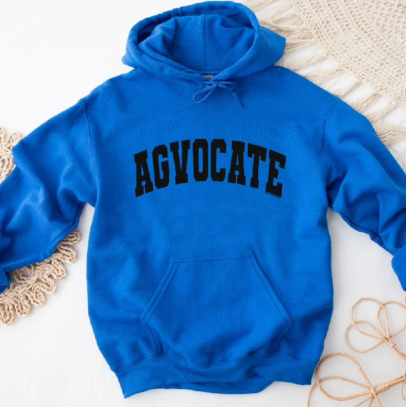 Women's Hooded Sweatshirts with PocketsVarsity Agvocate Black Ink Hoodie (S-3XL) Unisex - Multiple Colors!