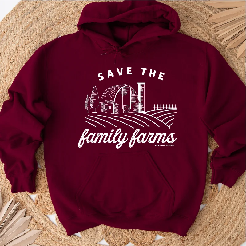 Women's Hooded Sweatshirts with Plaid LiningSave The Family Farms Hoodie (S-3XL) Unisex - Multiple Colors!