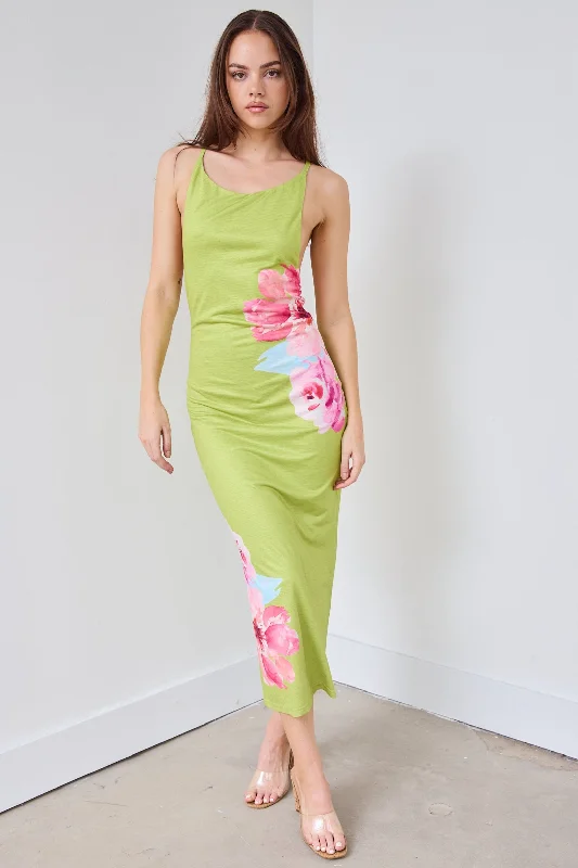 Women's Flared DressesSALE - Mora Floral Print Midi Dress