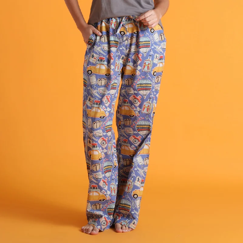 women's pajamas with pocketsAround the World Pant in a bag