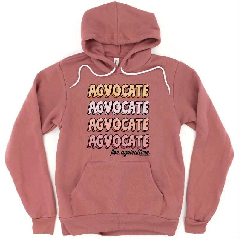 Women's Hooded Sweatshirts with Damask LiningGroovy Agvocate For Agriculture Hoodie (S-3XL) Unisex - Multiple Colors!