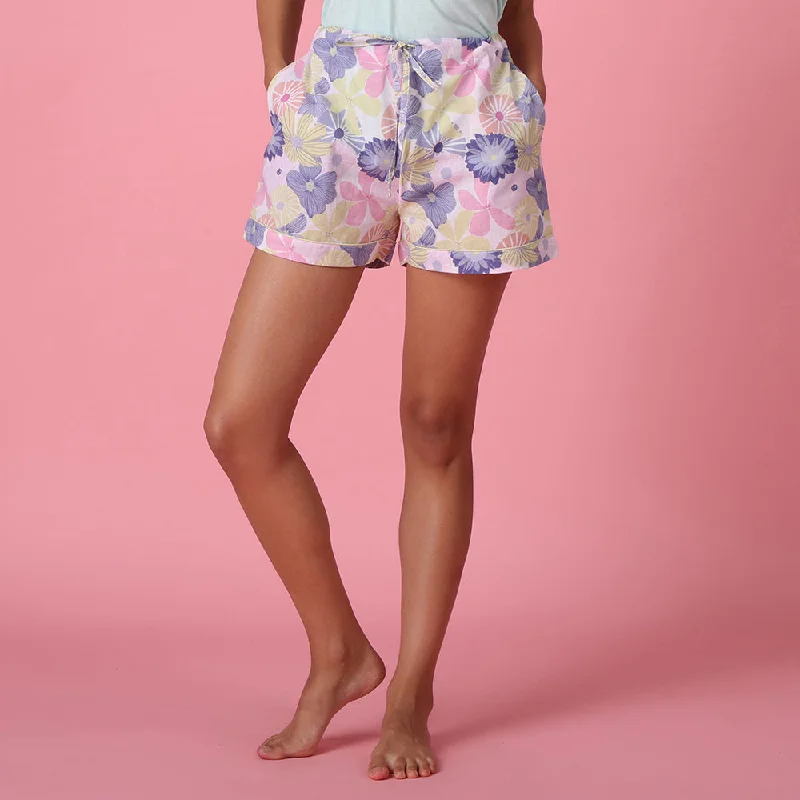 women's pajamas with snap buttonsMelanie Shorts