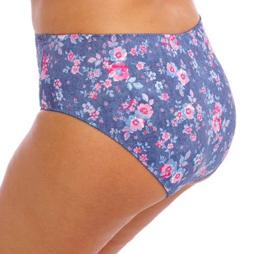 moisture-wicking seamless panties for womenElomi Morgan Full Brief - Denim Floral