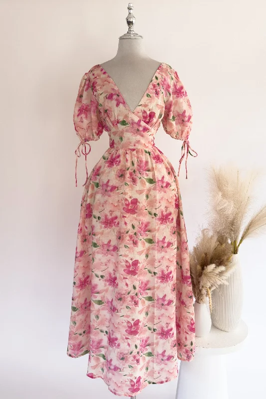 Women's Shirt Collar DressesLilibeth Floral Maxi Dress