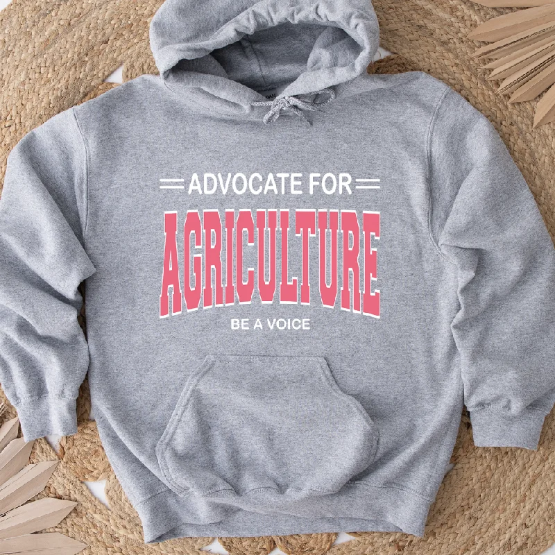 Women's Hooded Sweatshirts with Linen LiningAdvocate For Agriculture Be A Voice PINK Hoodie (S-3XL) Unisex - Multiple Colors!