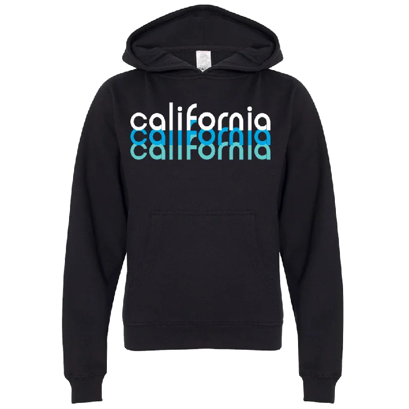 Women's Hoodie JacketsCalifornia Cool Stacked Premium Youth Sweatshirt Hoodie