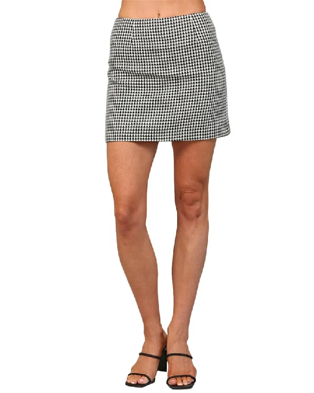 Women's High-Waisted SkirtsFATE Wool-Blend Mini Skirt