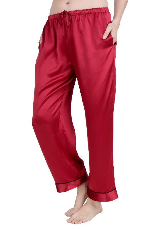 women's pajamas with moisture-wicking fabricWomen's Silk Sleepwear 100% Silk Pajama Pants