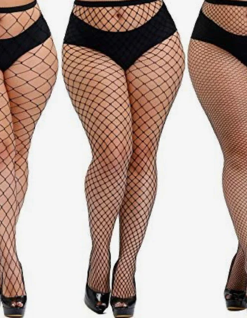 lightweight shapewear for warm weatherFishnet (Small) Panty Hose Plus Size