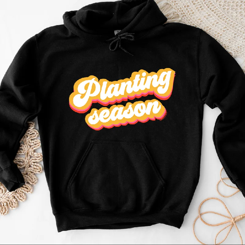 Women's Hooded Sweatshirts with Floral LiningRetro Planting Season Hoodie (S-3XL) Unisex - Multiple Colors!