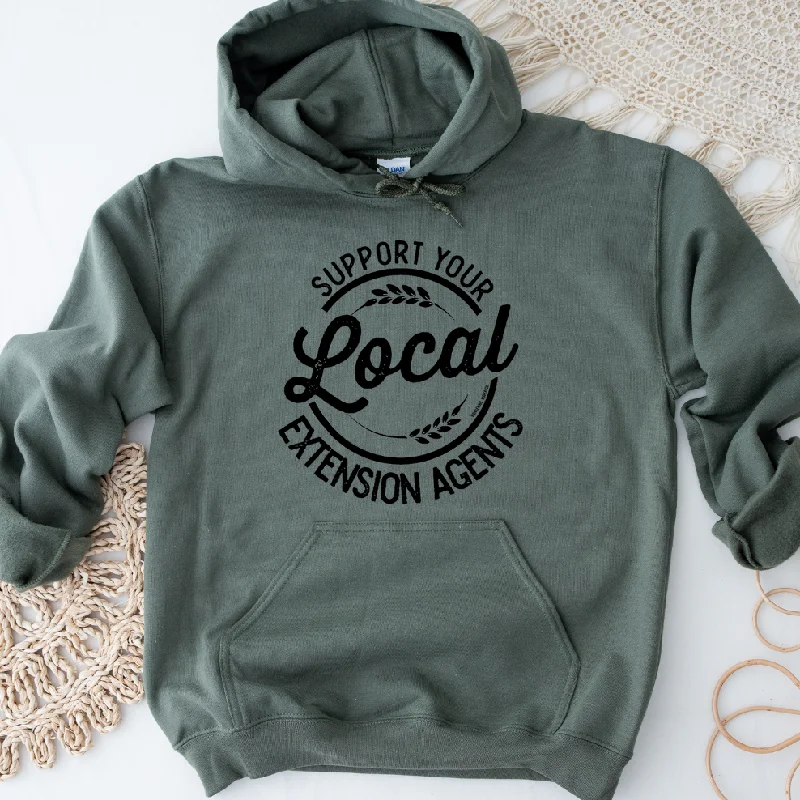 Women's Hooded Sweatshirts with Gradient LiningSupport Your Local Extension Agents Hoodie (S-3XL) Unisex - Multiple Colors!