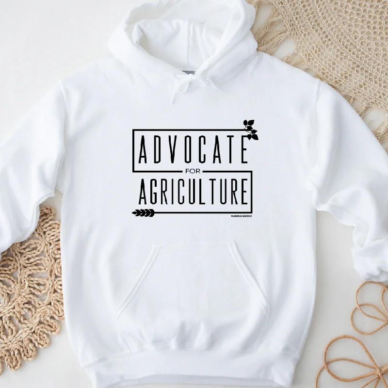 Women's Hooded Sweatshirts with Zipper PocketsAdvocate For Agriculture Hoodie (S-3XL) Unisex - Multiple Colors!