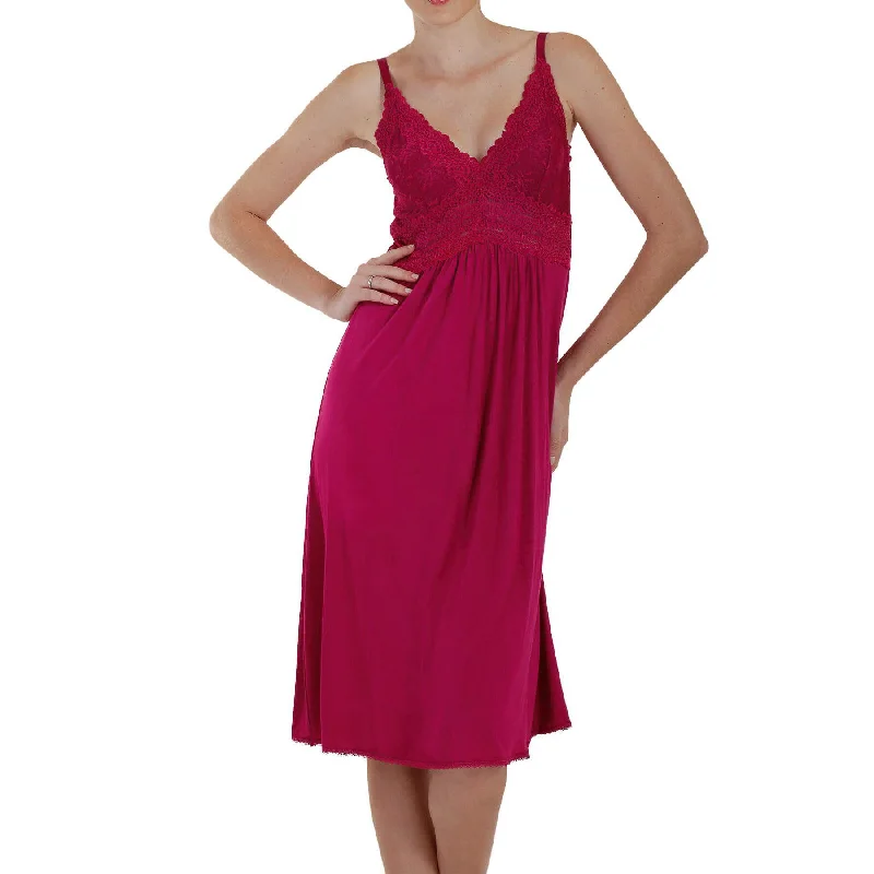 women's pajamas for those who love to stay in and relaxBliss Knit Nightgown - Berry