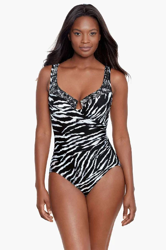 Tigre Sombre Escape One Piece Swimsuit