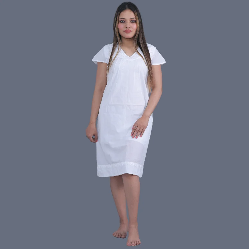 women's cotton pajama setsHand embroidered nighties