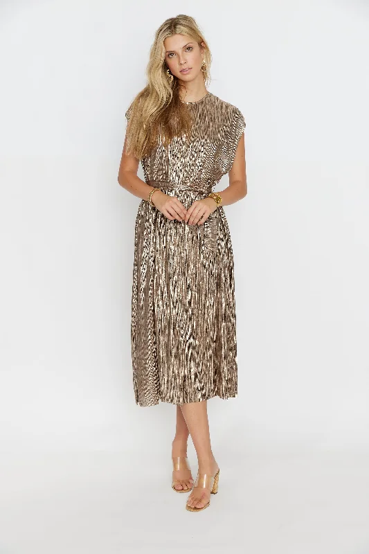 Women's Sheath DressesEden Metallic Midi Dress