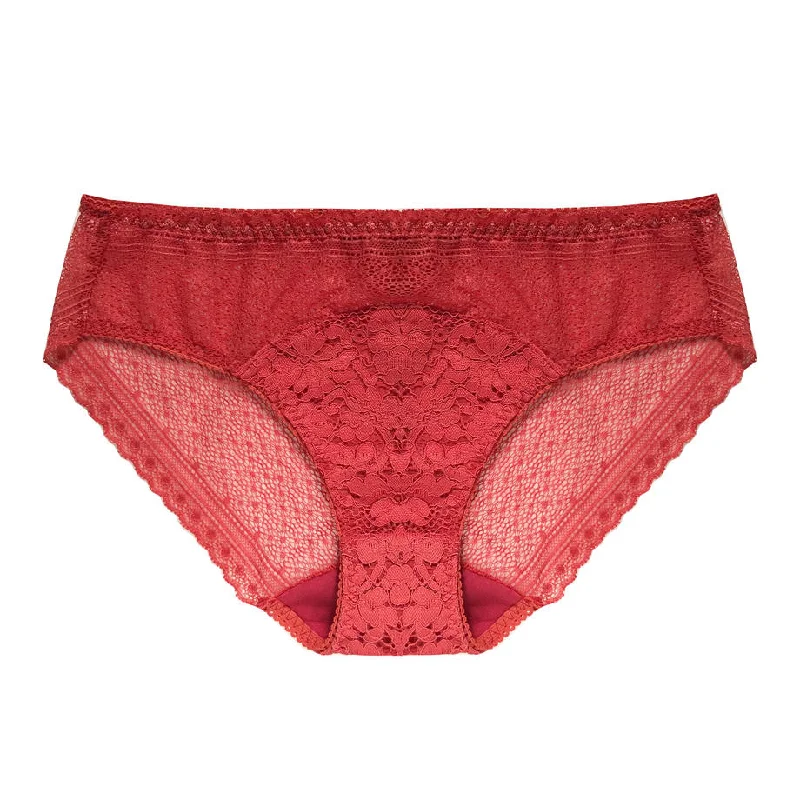 lace overlay braSALE Plum Orange Bikini