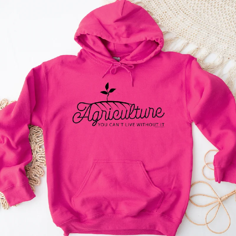 Women's Hooded Sweatshirts with Knit LiningAgriculture You Can't Live Without It Hoodie (S-3XL) Unisex - Multiple Colors!