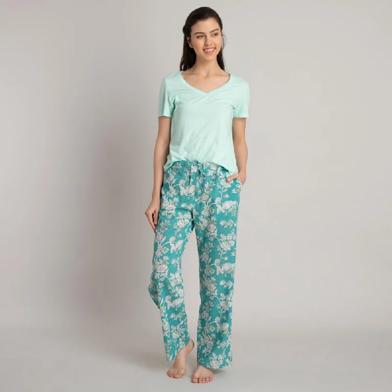 ladies' silk pajama topsAiyana Pant in a bag