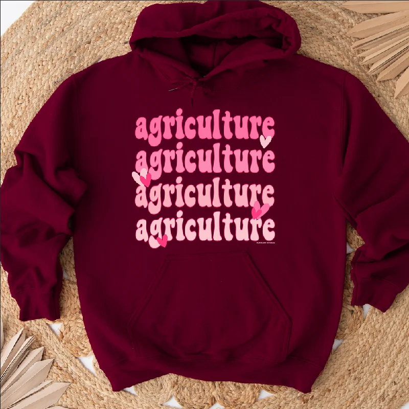 Women's Hooded Sweatshirts with Silk LiningHearts Valentine Agriculture Hoodie (S-3XL) Unisex - Multiple Colors!