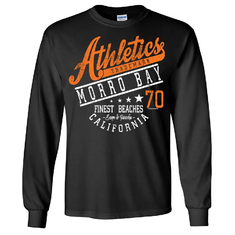 Women's Hooded Sweatshirts with Chevron LiningMorro Bay Athletics Long Sleeve Shirt