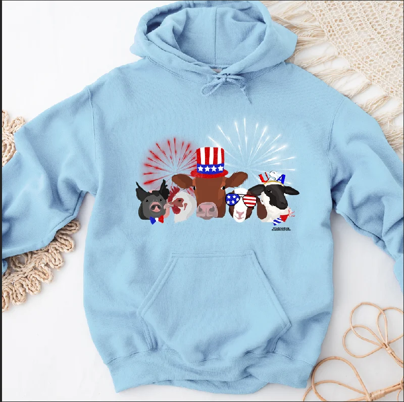 Women's Hooded Sweatshirts with ButtonsPatriotic Stock Hoodie (S-3XL) Unisex - Multiple Colors!