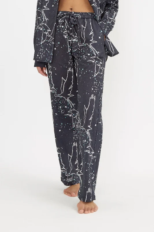 women's pajamas for travelPyjama Trousers - Volare Print Navy