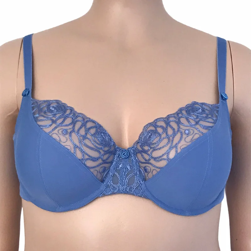 wireless bra with ruched sides for slimmingHarmony Balconette Bra