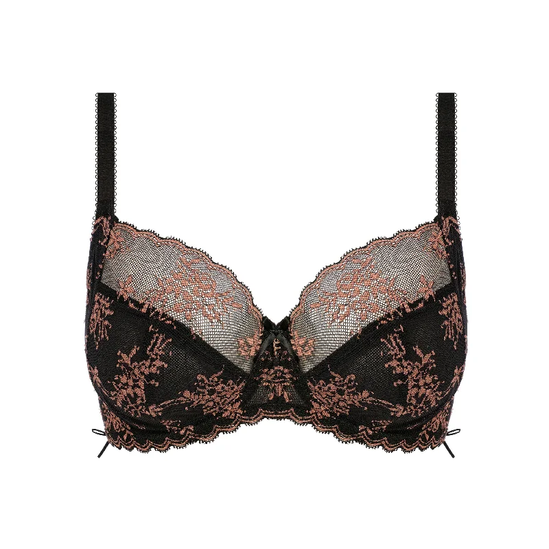 padded balconette braOffbeat Decadence Side Support Bra