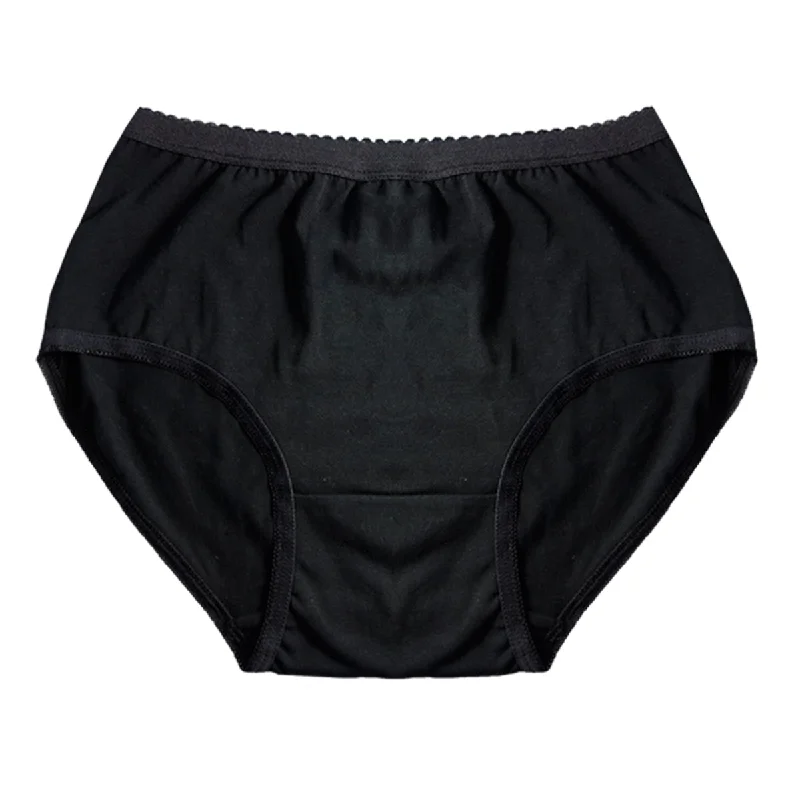 stretchable satin panties with a sheer lace waistbandCulotte en coton biologique (tailles Plus) - Prix combo: 3 pour 35 $