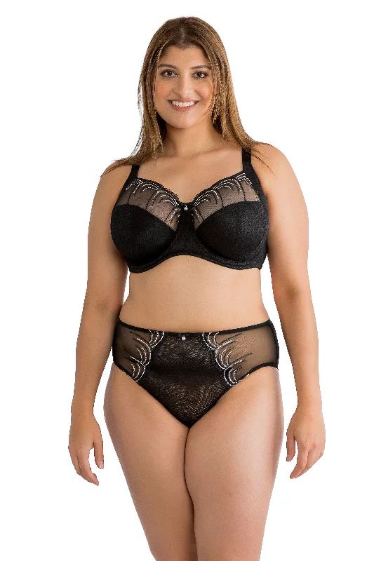 underwire bra with side supportBlack Pearl Unlined bra