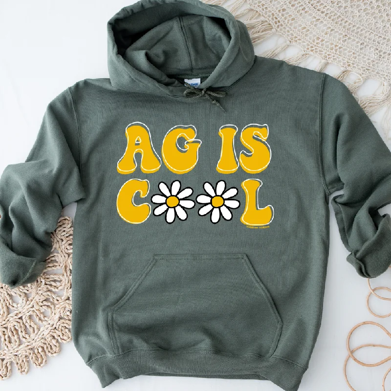 Women's Hooded Sweatshirts with Sherpa LiningAg is Cool Daisy Hoodie (S-3XL) Unisex - Multiple Colors!