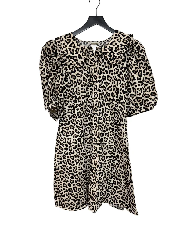 Women's Cut-Out DressesDress Party Short By H&m In Leopard Print, Size: M