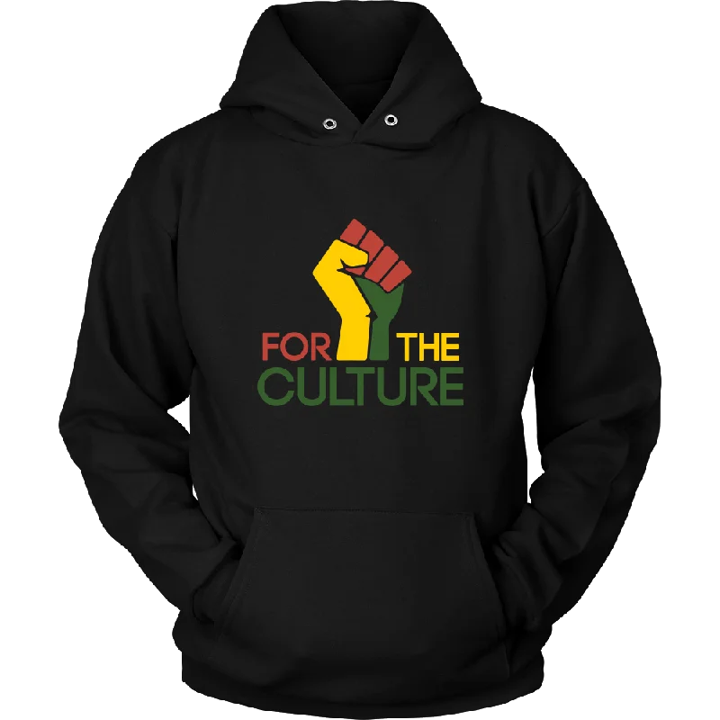 Women's Hooded Sweatshirts with Button ClosureFor The Culture Hoodie