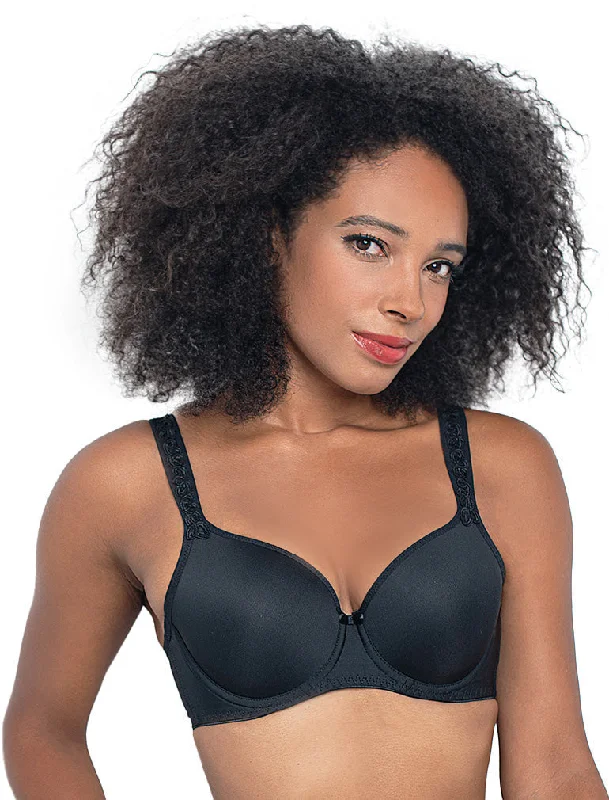 plus-size demi braFFY Zora Moulded Black