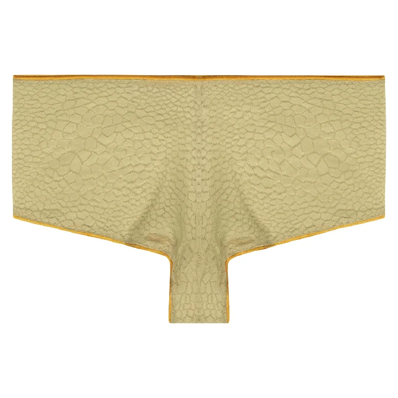 women's underwear made from bamboo fiberHipster - Leopard Lace - Khaki Sand