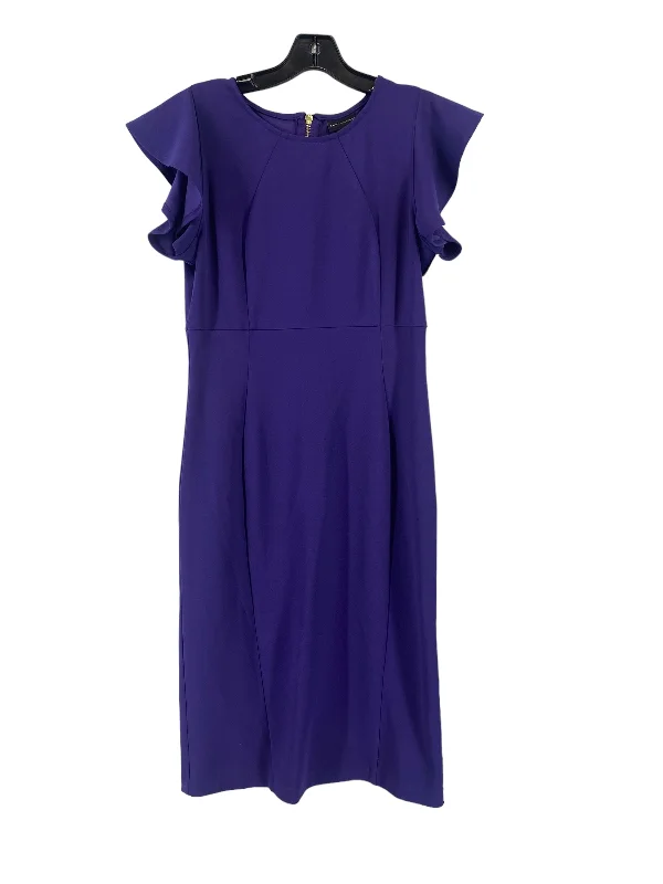 Women's High Collar DressesPurple Dress Work Liz Claiborne, Size 6